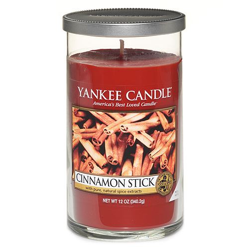 Svíčka ve skleněném válci Yankee Candle Skořicová tyčinka, 340 g