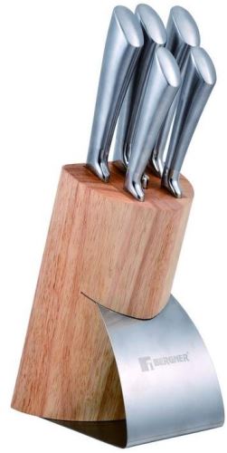 BERGNER BERGNER Sada nožů v dřevěném bloku 6 ks RELIANT BG-4205-MM