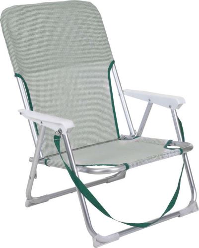 PROGARDEN PROGARDEN Kempingová židle skládací PROGARDEN bílá / zelená KO-X44000360