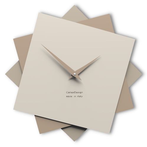 Designové hodiny 10-030 CalleaDesign Foy 35cm (více barevných verzí) Barva béžová (nejsvětlejší)-11 - RAL1013