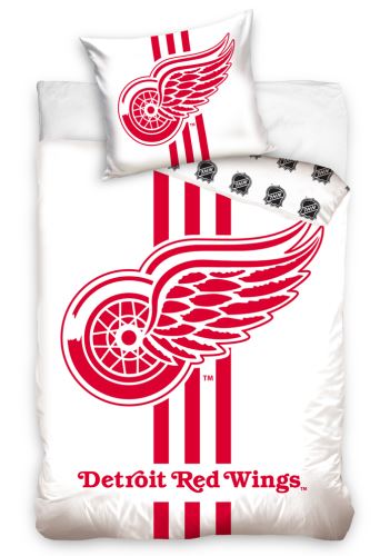 Hokejové povlečení NHL Detroit Red Wings White