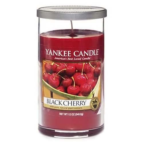 Svíčka ve skleněném válci Yankee Candle Zralé třešně, 340 g