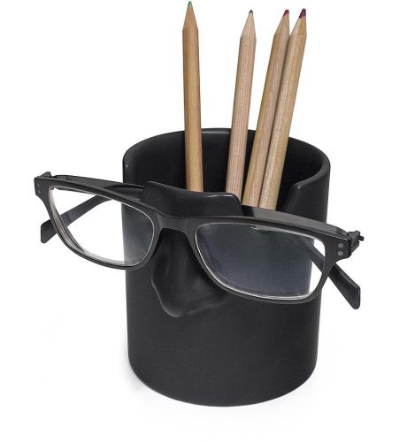 BALVI Stojánek na tužky a brýle Mr.Tidy 26748, keramika, v.10 cm, černý