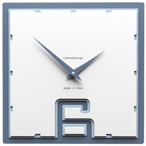 Designové hodiny 10-004 CalleaDesign (více barevných verzí) Barva modrý oceán - 44