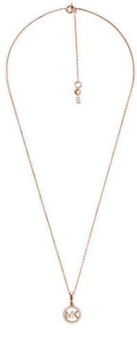 MICHAEL KORS Bronzový náhrdelník s třpytivým přívěskem MKC1108AN791 (řetízek, přívěsek)