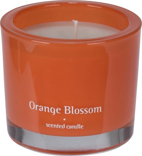 Svíčka H&L Vonná svíčka ve skle Bougie 9 cm, Orange Blossom, oranžová