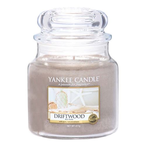 Svíčka ve skleněné dóze Yankee Candle Naplavené dřevo, 410 g