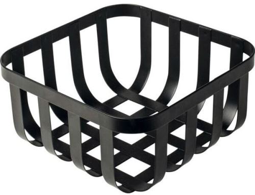 Košík Košík na pečivo Gusta 19,5x19,5 cm, černý