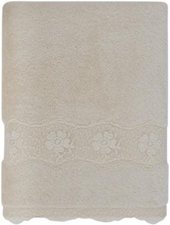 Ručník Soft Cotton Ručník Stella s krajkou 50 x 100 cm, krémová