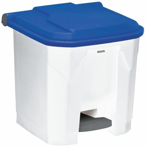 Koš na tříděný odpad pro HACCP - papír, Rossignol Utilo 54021, 30 L, modrý plast