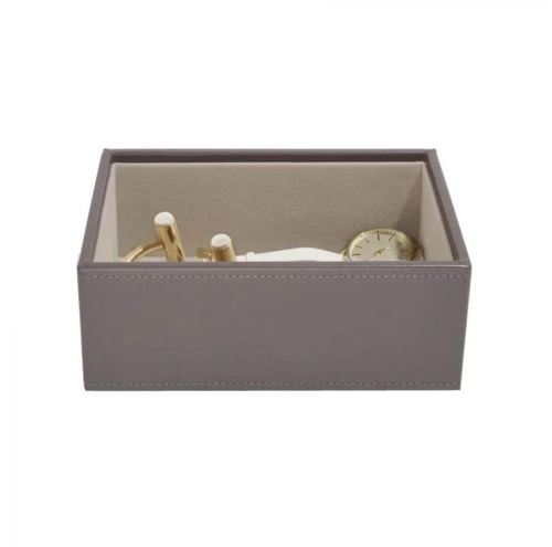 Krabička na šperky Stackers, Box na šperky Mink Mini Open Layer | kávová