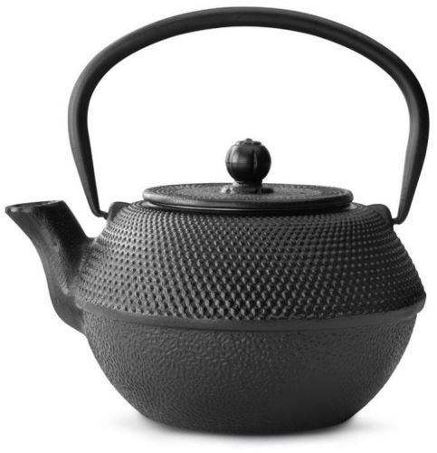 Čajová konvice Litinová konvička na čaj Jang 1,2L, černá