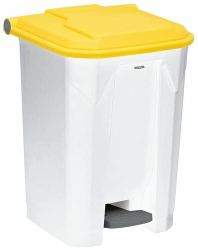 Koš na tříděný odpad pro HACCP - plast, Rossignol Utilo 54044, 50 L, žlutý plast