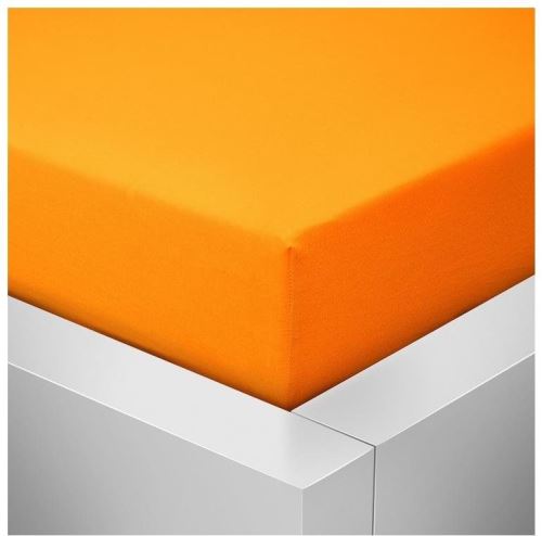 Prostěradlo Chanar prostěradlo Jersey Top 140x200 cm oranžová