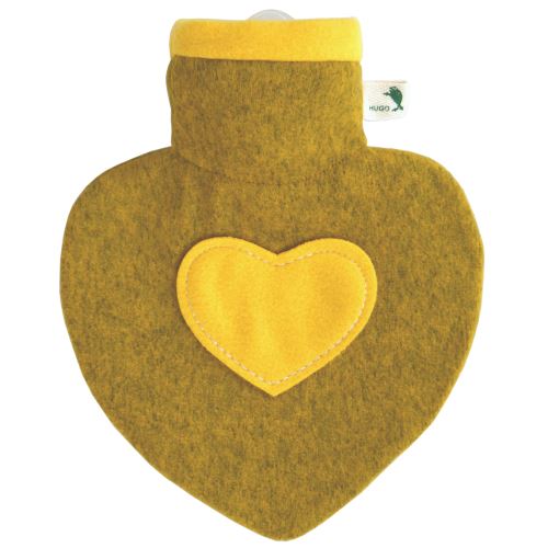 Termofor Hugo Frosch srdce s pleteným obalem - grep