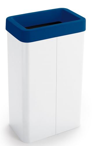 Odpadkový koš na tříděný odpad Caimi Brevetti Maxi W,70 L, modrý, papír