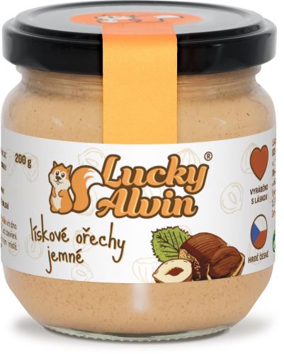 Ořechový krém Lucky Alvin Lískové ořechy 200 g