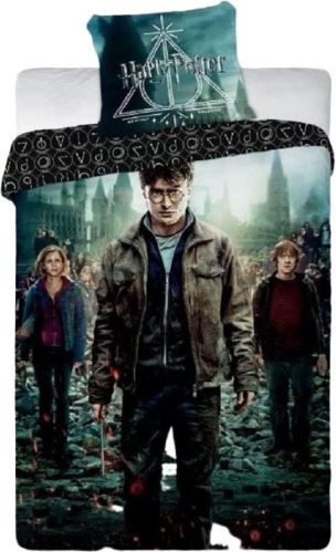Dětské povlečení FARO povlečení Harry Potter Relikvie smrti 140x200 cm