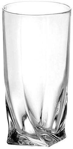 Sklenice Crystalite Bohemia Sada sklenic na vodu 6 ks 350 ml QUADRO