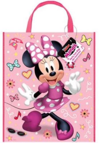 Dárková taška Dárková taška myška minnie - plastová 28 x 33,5 cm