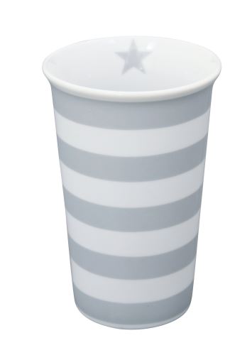 Porcelánová váza Grey Stripes