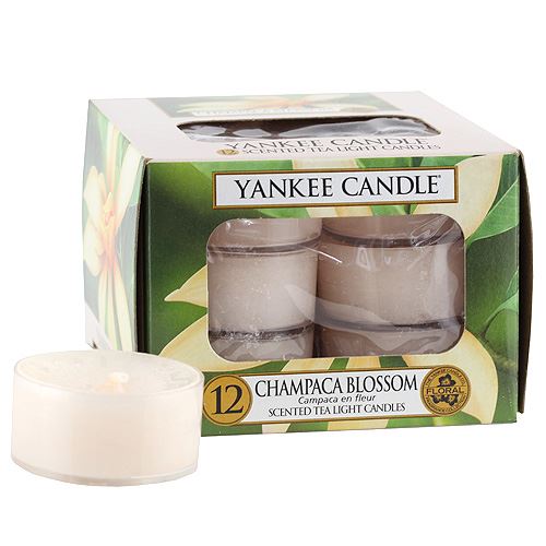 Svíčky čajové Yankee Candle Květ magnólie champaca,   12 ks