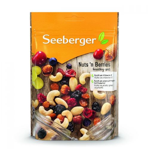 Ořechy Seeberger Směs ořechů a sušeného ovoce 150g