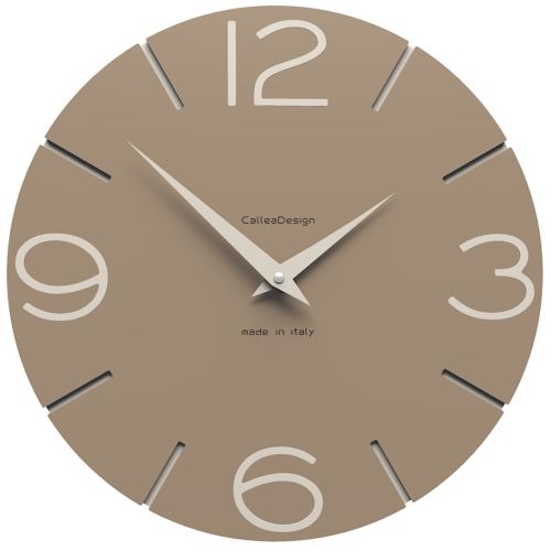 Designové hodiny 10-005 CalleaDesign 30cm (více barev) Barva caffe latte-14 - RAL1019