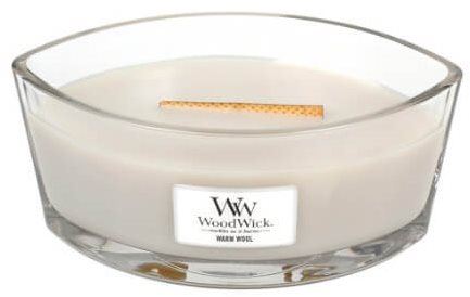 Svíčka WOODWICK Elipsa Warm Wool 453,6 g