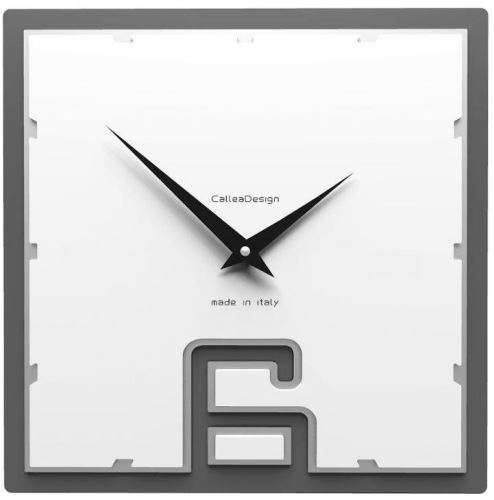 Designové hodiny 10-004 CalleaDesign Breath 30cm (více barevných verzí) Barva bílá - 1