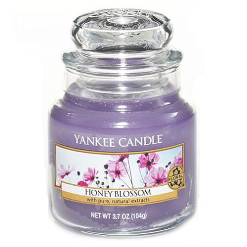 Svíčka ve skleněné dóze Yankee Candle Medový kvítek, 104 g