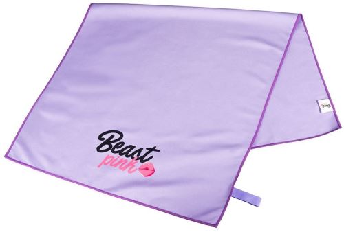 Ručník BeastPink plážový ručník Lila Vibes