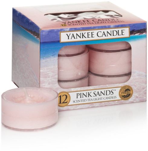 Svíčka YANKEE CANDLE Pink Sand 12 x 9,8 g