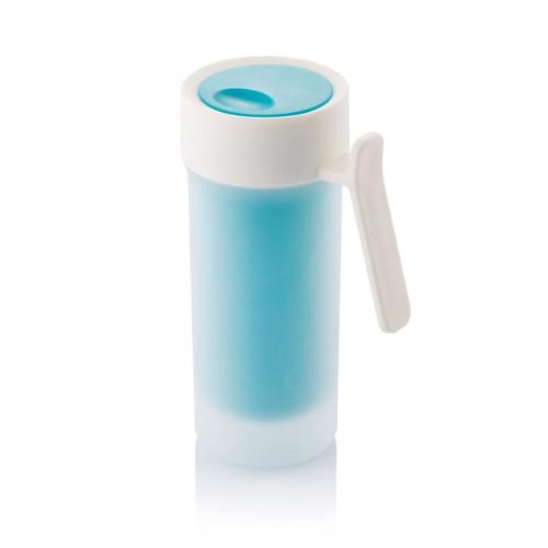 Cestovní termohrnek s ouškem Pop, 275 ml, XD Design, modrý