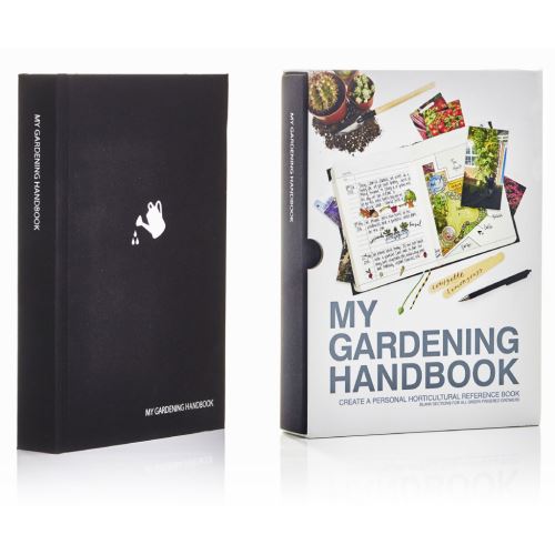 Zahradníkův záznamník My Gardening Handbook, černý