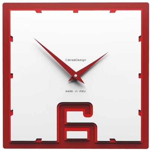 Designové hodiny 10-004 CalleaDesign Breath 30cm (více barevných verzí) Barva rubínová tmavě červená - 65