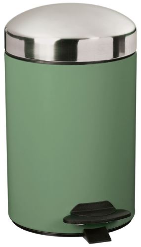 Pedálový odpadkový koš Rossignol Bonny 91012, 3 L, zelený RAL 6021