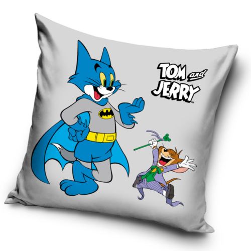Povlak na polštářek Tom a Jerry jako Batman a Joker