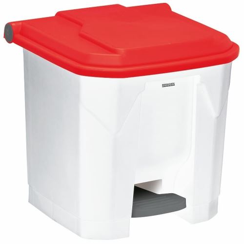 Koš na tříděný odpad pro HACCP - elektro, Rossignol Utilo 54023, 30 L, červený plast