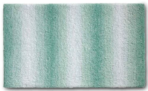 KELA KELA Koupelnová předložka Ombre 100x60 cm  polyester nefritově zelená KL-23562