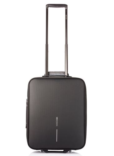 Příruční kufr na kolečkách Flex Trolley, 15-30 L, XD Design, černý