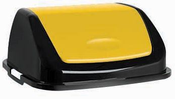 Víko pro koš na tříděný odpad Rossignol Movatri Clap, 50 L, 91167 žluté