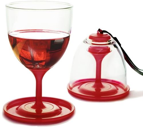 Asobu piknikové skládací poháry na víno - set 2ks
