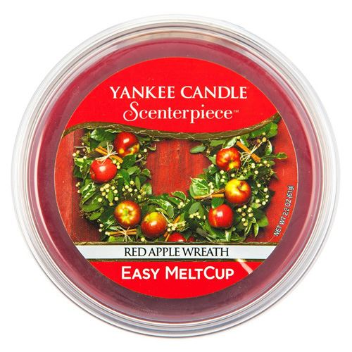 Vonný vosk Yankee Candle Věnec z červených jablíček, 61 g