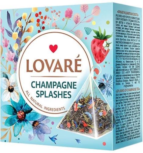 Čaj Lovaré Champagne Splashes (15 pyramid)