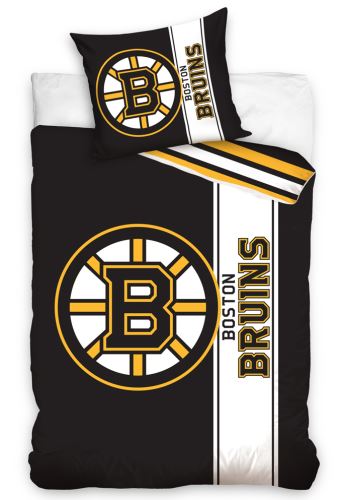 Hokejové povlečení NHL Boston Bruins Belt Velikost: 140x200 + 70x90 cm