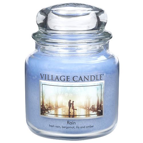 Svíčka ve skleněné dóze Village Candle Déšť, 454 g