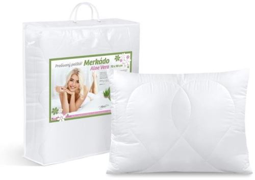 Polštář BELLATEX MERKADO polštář Aloe Vera 8560/0900, 70 x 90 cm, 900 g se zipem