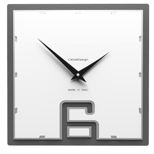 Designové hodiny 10-004 CalleaDesign Breath 30cm (více barevných verzí) Barva bílá - 1
