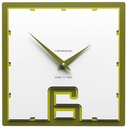 Designové hodiny 10-004 CalleaDesign Breath 30cm (více barevných verzí) Barva zelená oliva - 54